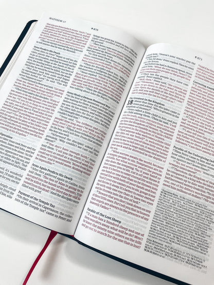 NLT Thinline Reference Bible, Filament Enabled Edition - Sunday